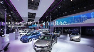 中国哪个品牌汽车保有量最多的？
