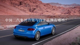 中国2汽集团合资与自主品牌有哪些？