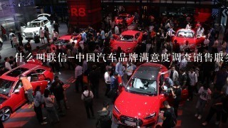 什么叫联信-中国汽车品牌满意度调查销售服务指数？