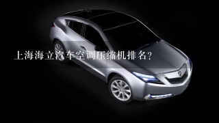 上海海立汽车空调压缩机排名？