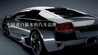 中国进口最多的汽车品牌