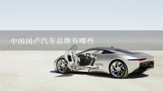 中国国产汽车品牌有哪些