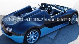 5月15-17日 沈阳国际品牌车展 是在辽宁工业展览馆吗